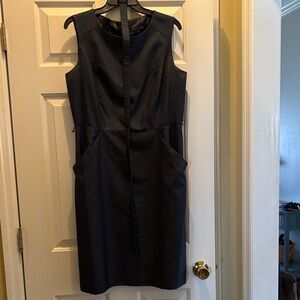 Sandra Darren deep blue Midi Dress